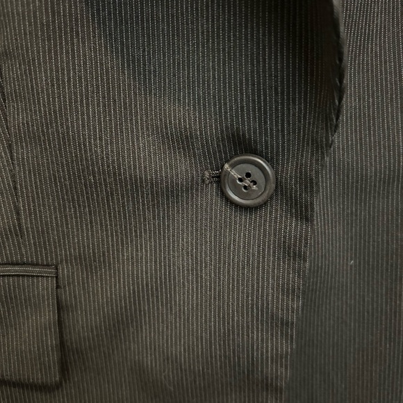 Antonio Melani Brown Pinstripe Blazer - Picture 5 of 5